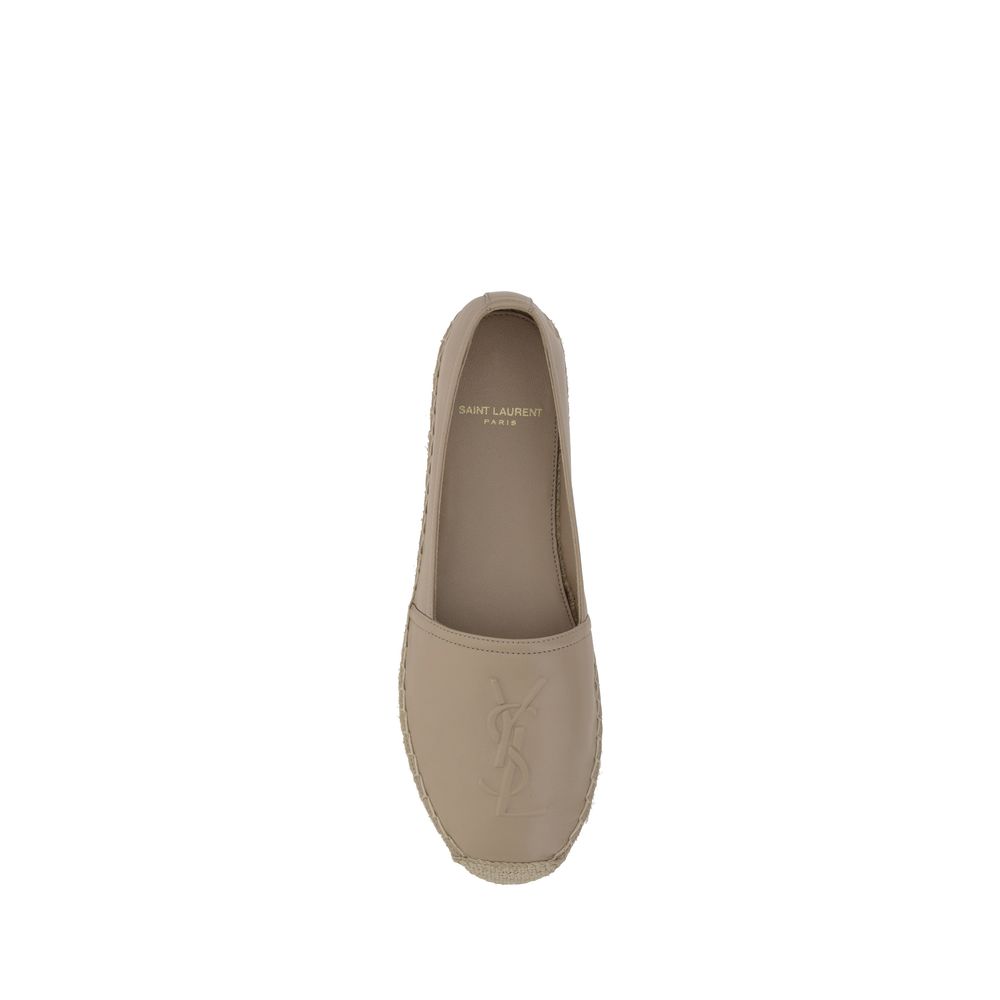 Saint Laurent Brown Lamb Ovis Aries Aries Espadrilles - ClickThatClicks 