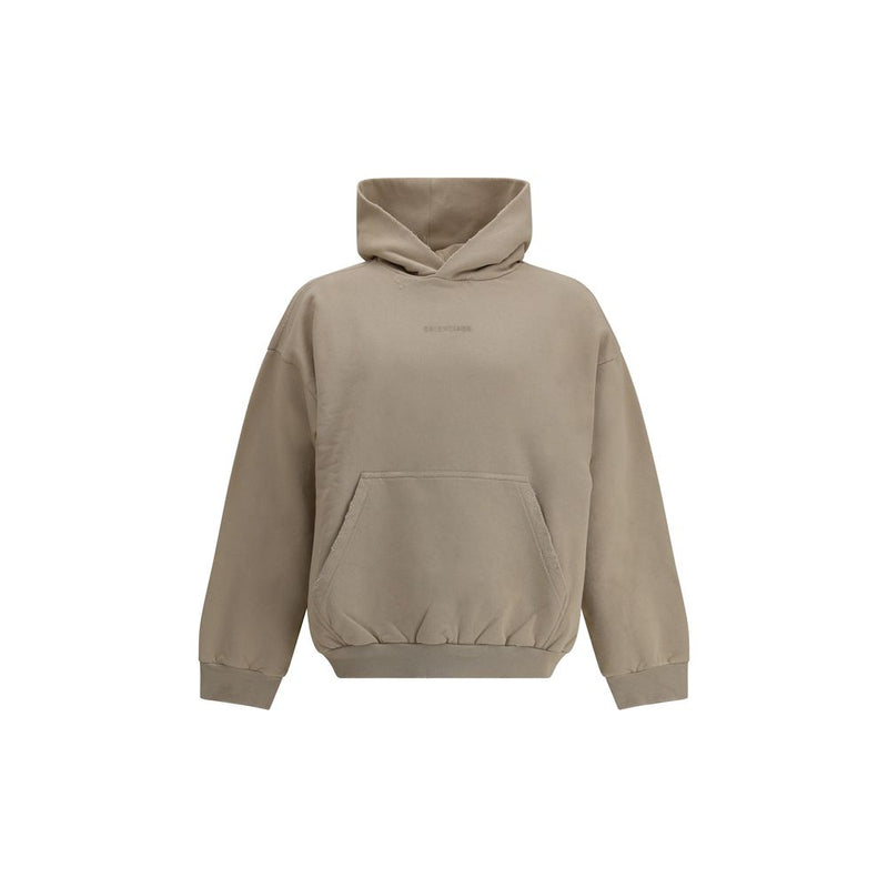 Balenciaga Beige Cotton Sweatshirt