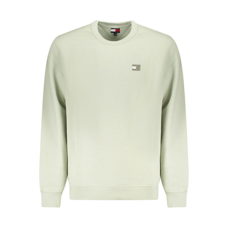 Tommy Hilfiger Green Cotton Men Sweater