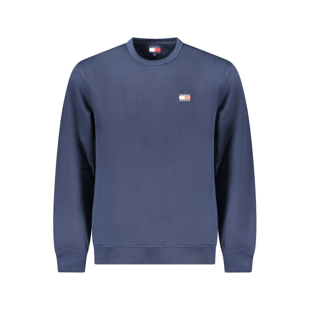 Tommy Hilfiger Blu Cotton Male Sweatshirt - ClickThatClicks 