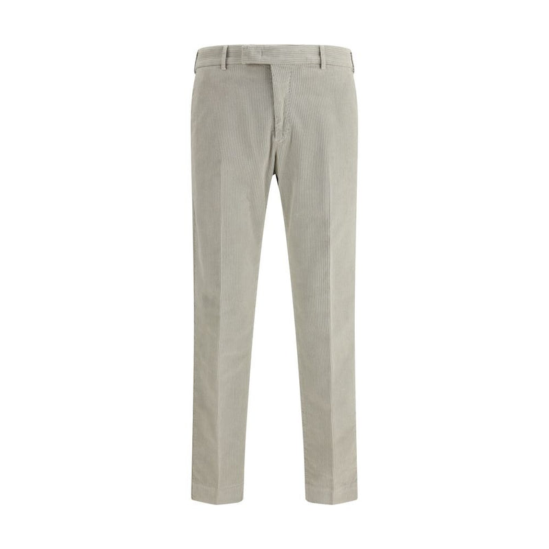 PT Torino Gray Cotton Casual Pants