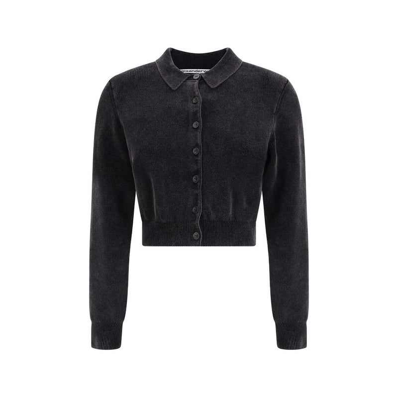 Alexander Wang Black Cotton Cardigan