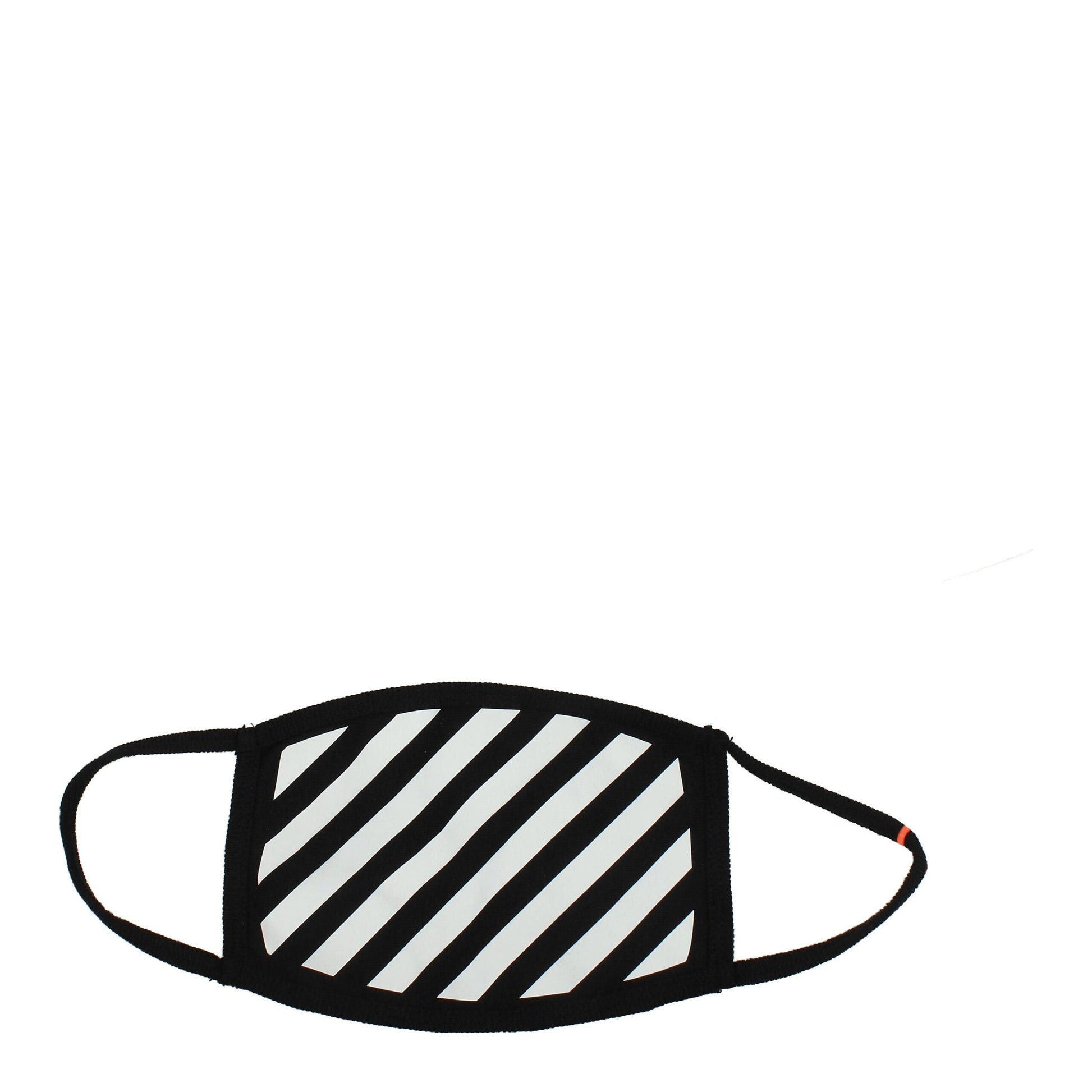 Off-White Black Cotton Facemask - ClickThatClicks 
