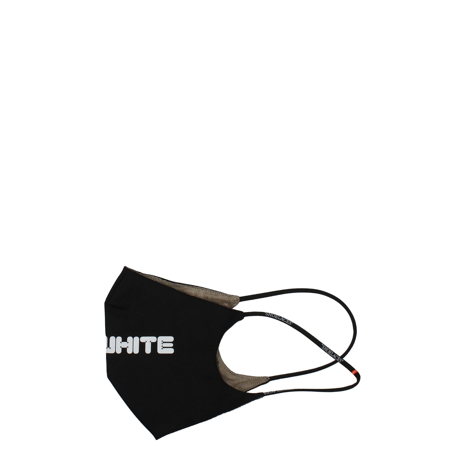Off-White Black Cotton Facemask - ClickThatClicks 