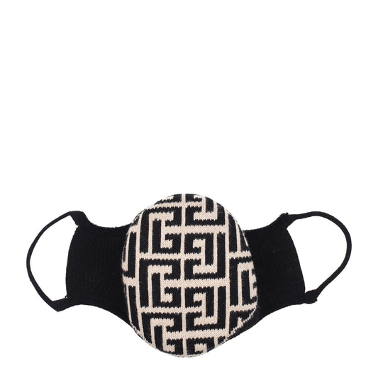 Balmain Beige Cotton Facemask - ClickThatClicks 