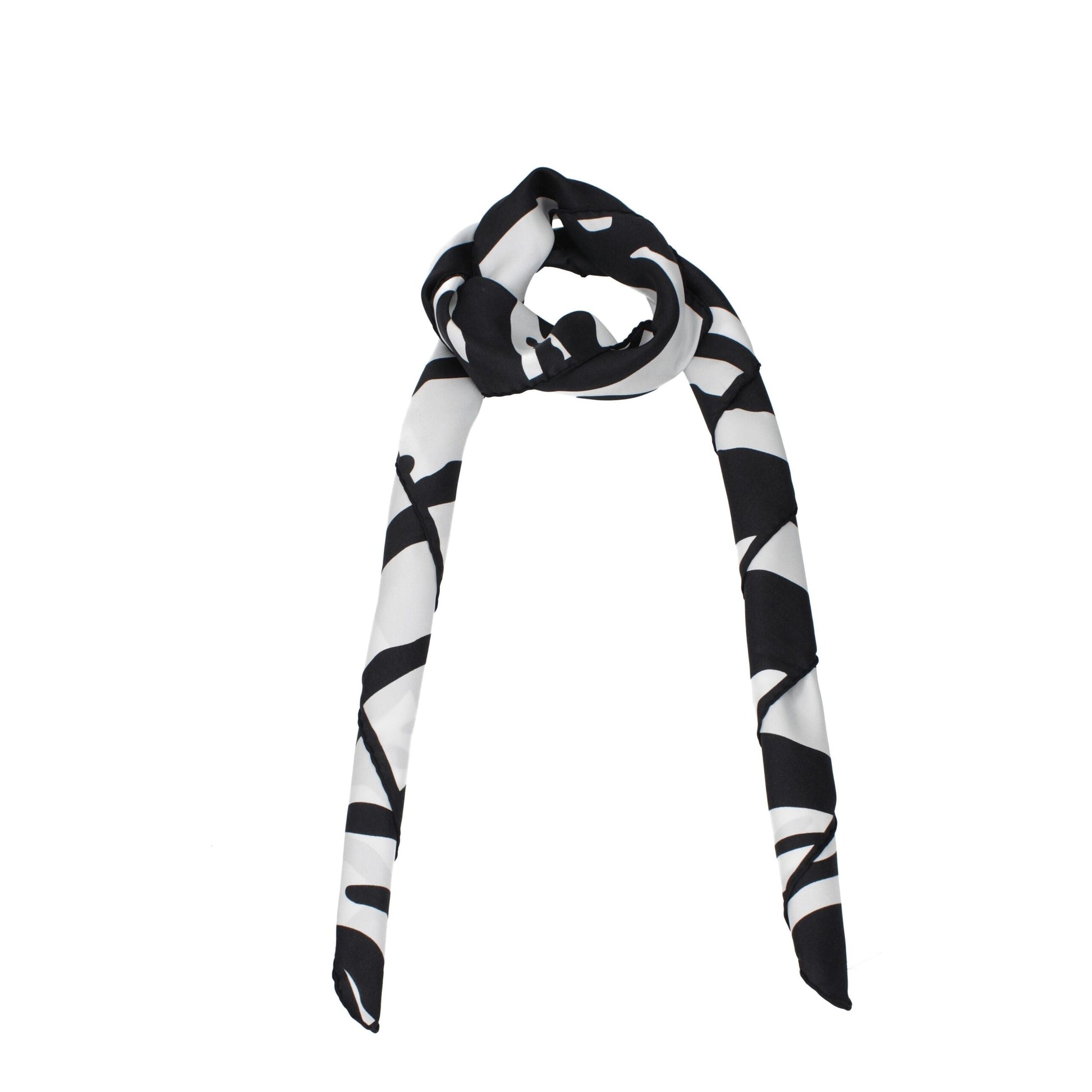 Dolce & Gabbana Black Silk Foulard - ClickThatClicks 
