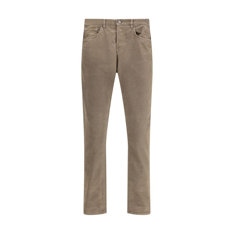 PT Torino Beige Cotton Casual Pants