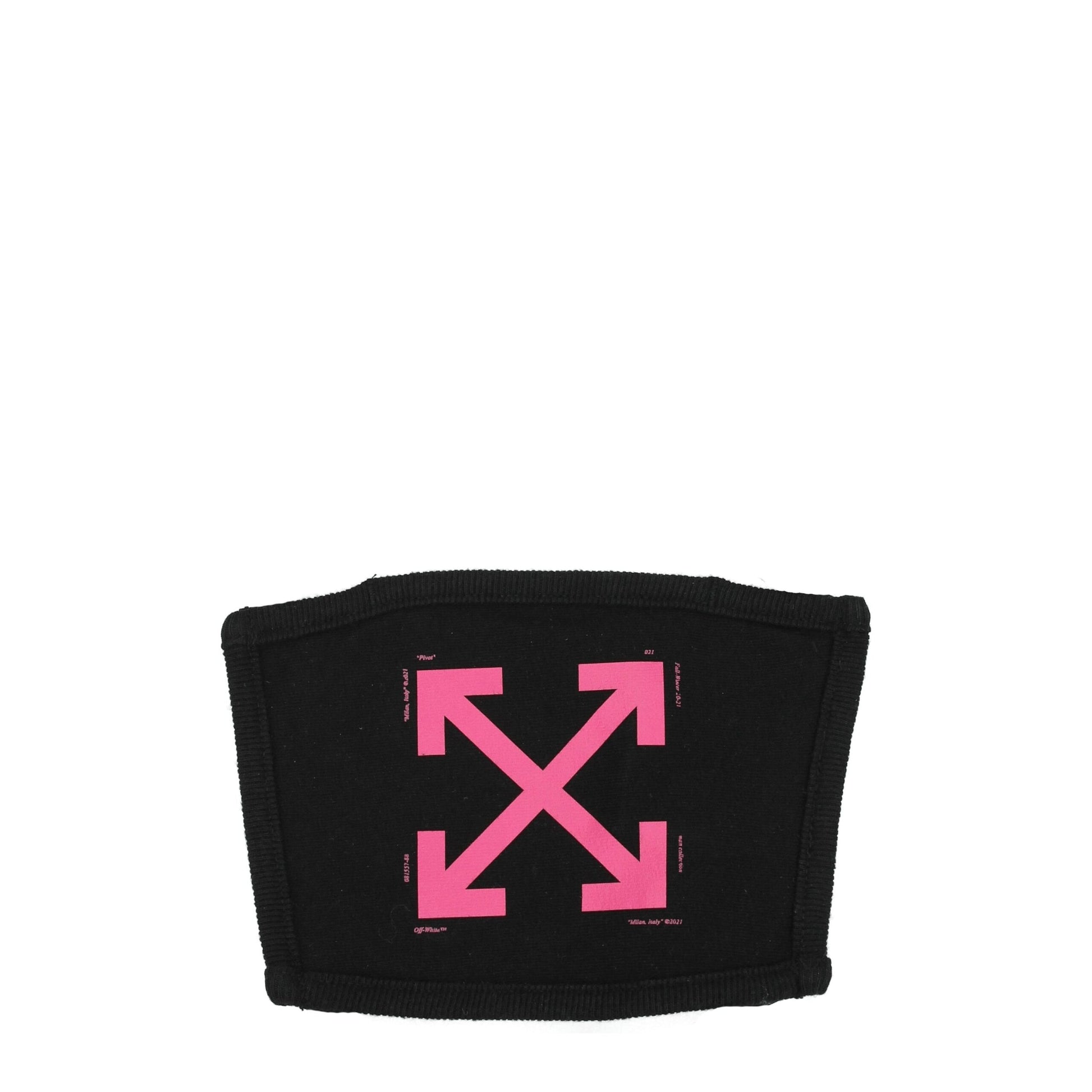 Off-White Black Cotton Facemask - ClickThatClicks 