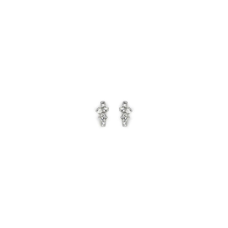Magda Butrym Silver Brass Earrings