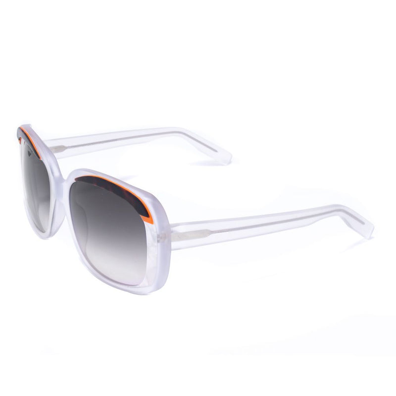 Italia Independent White Acetate Sunglasses