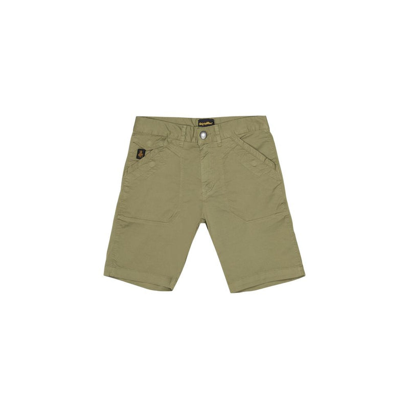 Refrigiwear Green Cotton Bermuda Shorts