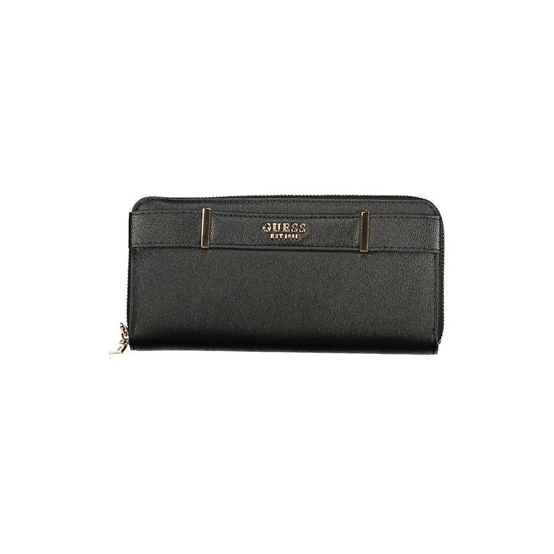 Guess Jeans Black Polyethylene Wallet