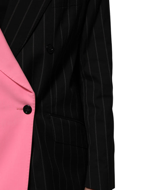Dolce & Gabbana Multicolor Patchwork Embellished Coat Jacket - ClickThatClicks 