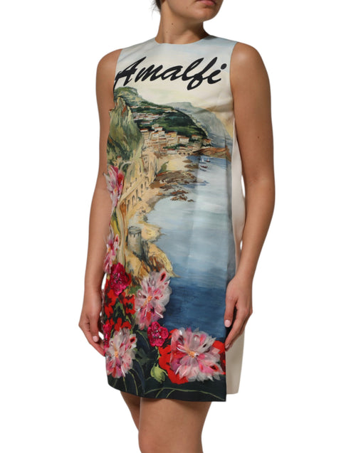 Dolce & Gabbana Multicolor Crystal Embellished Mini Dress - ClickThatClicks 