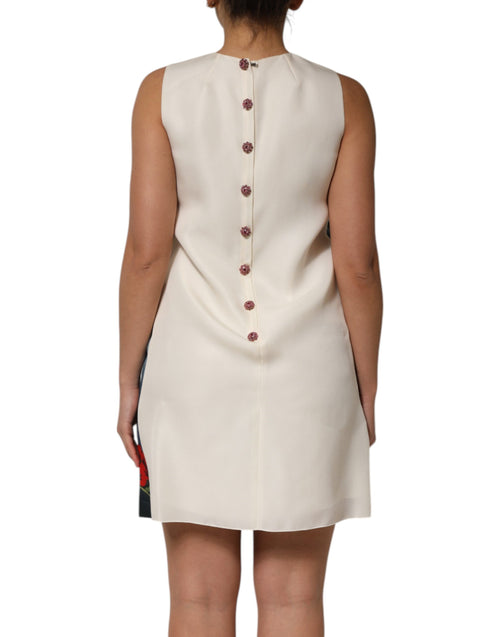Dolce & Gabbana Multicolor Crystal Embellished Mini Dress - ClickThatClicks 