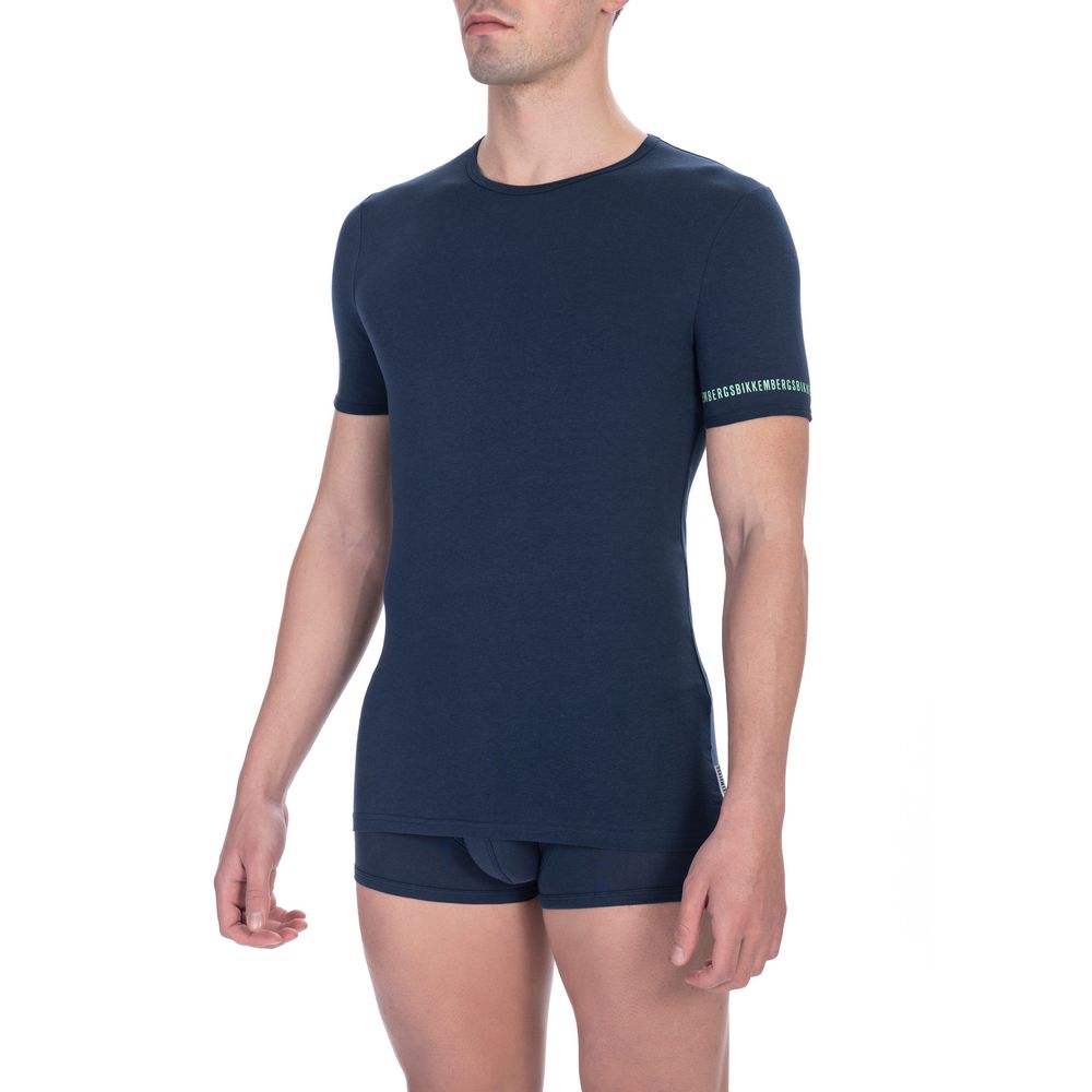 Bikkembergs Black Cotton Men's T-Shirt Twin Pack - ClickThatClicks 
