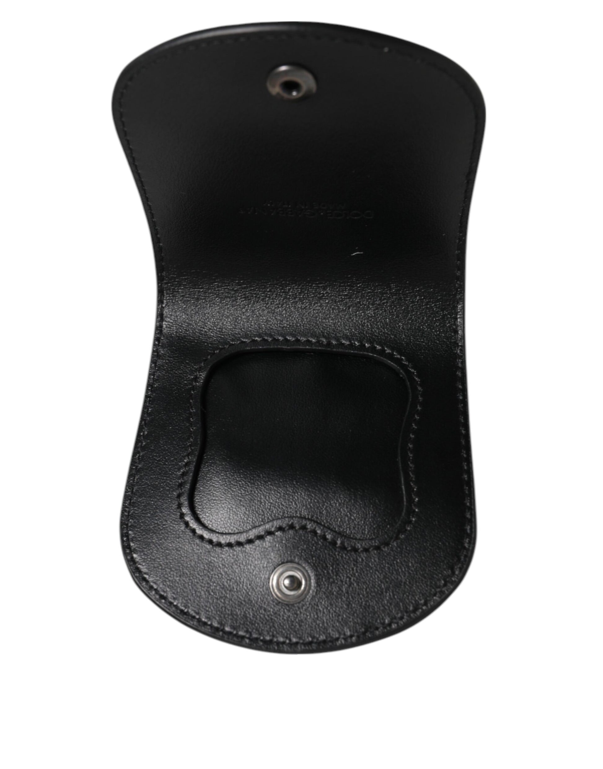 Dolce & Gabbana Black Exotic Skin Coin Condom Case Holder Pocket Wallet - ClickThatClicks 