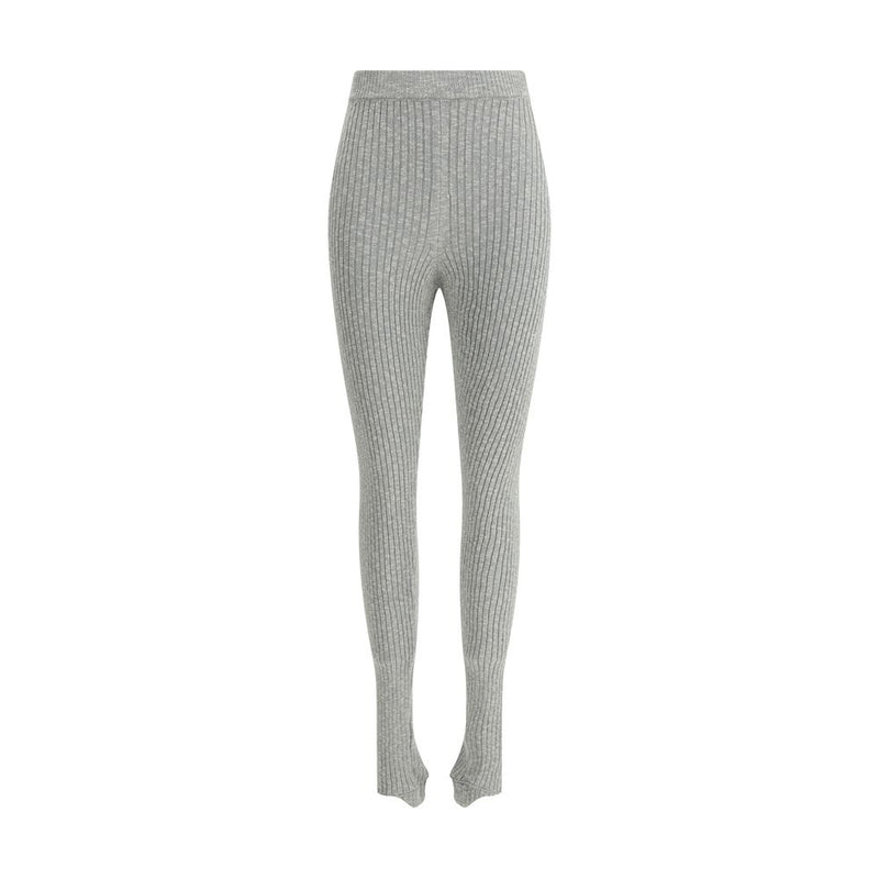 Magda Butrym Gray Linen Leggings