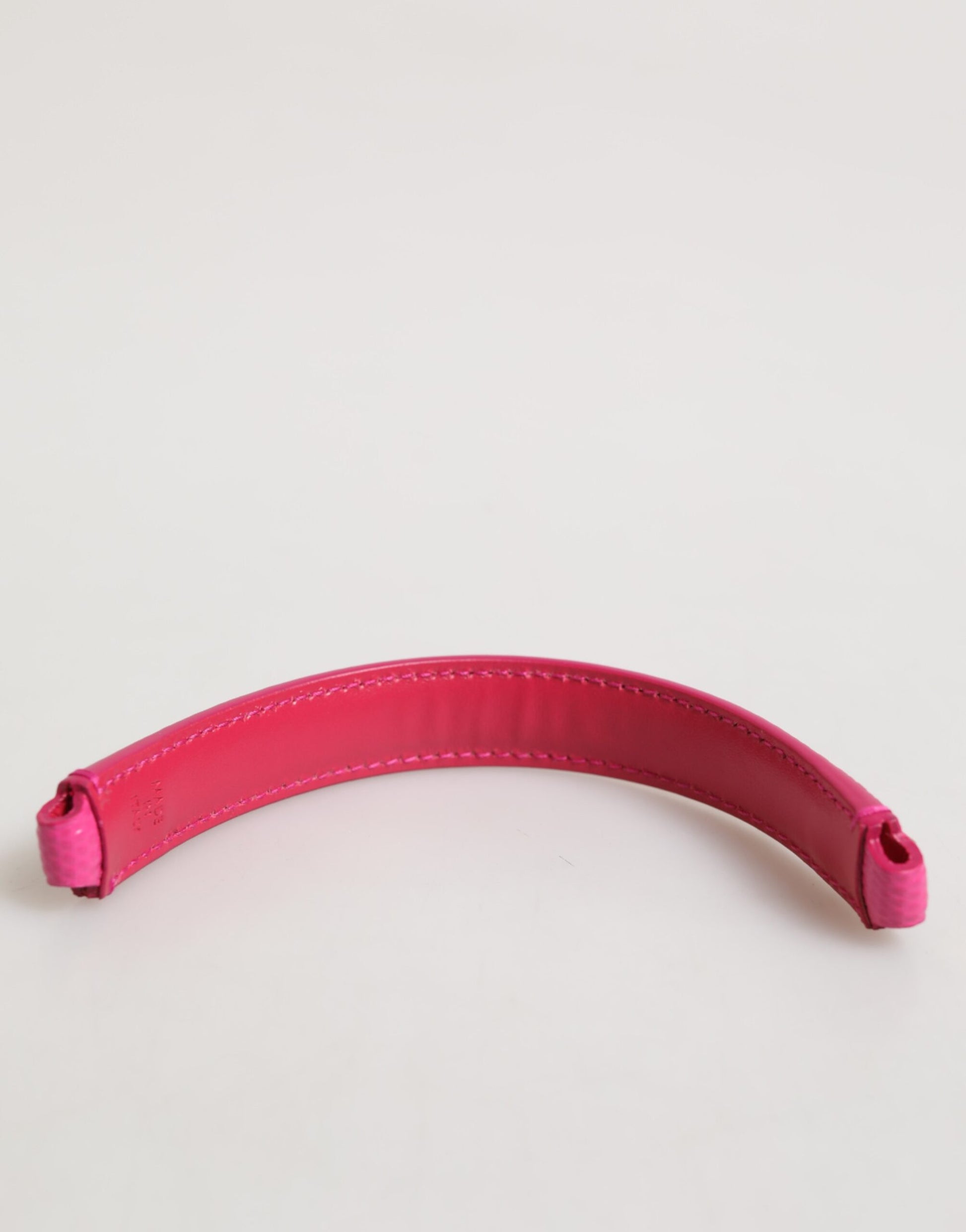 Dolce & Gabbana Pink Embellished Leather Bag Handle Women Shoulder Strap - ClickThatClicks 