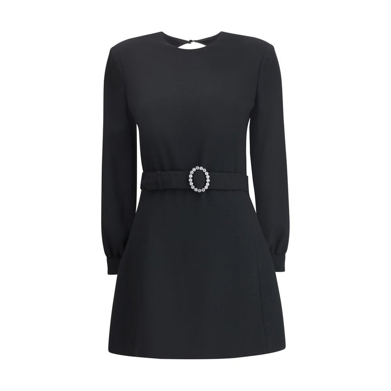 Saint Laurent Black Viscose Cocktail Dress
