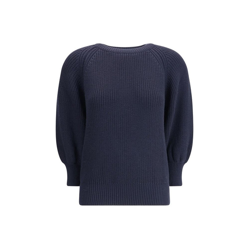 Ella Blue Merino Wool Sweater