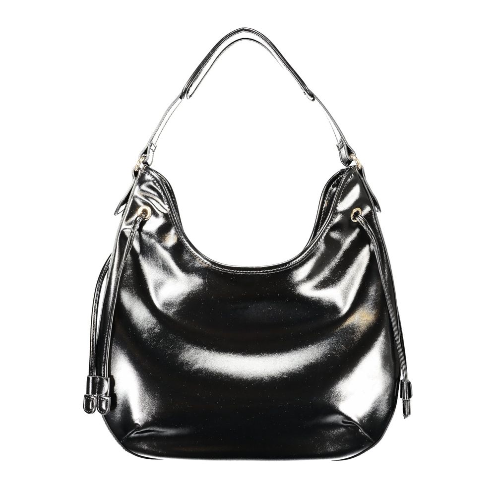 Twinset Black Polyurethane Women Hobo Bag - ClickThatClicks 
