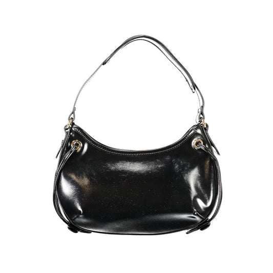 Twinset Black Polyurethane Women Hobo Bag - ClickThatClicks 