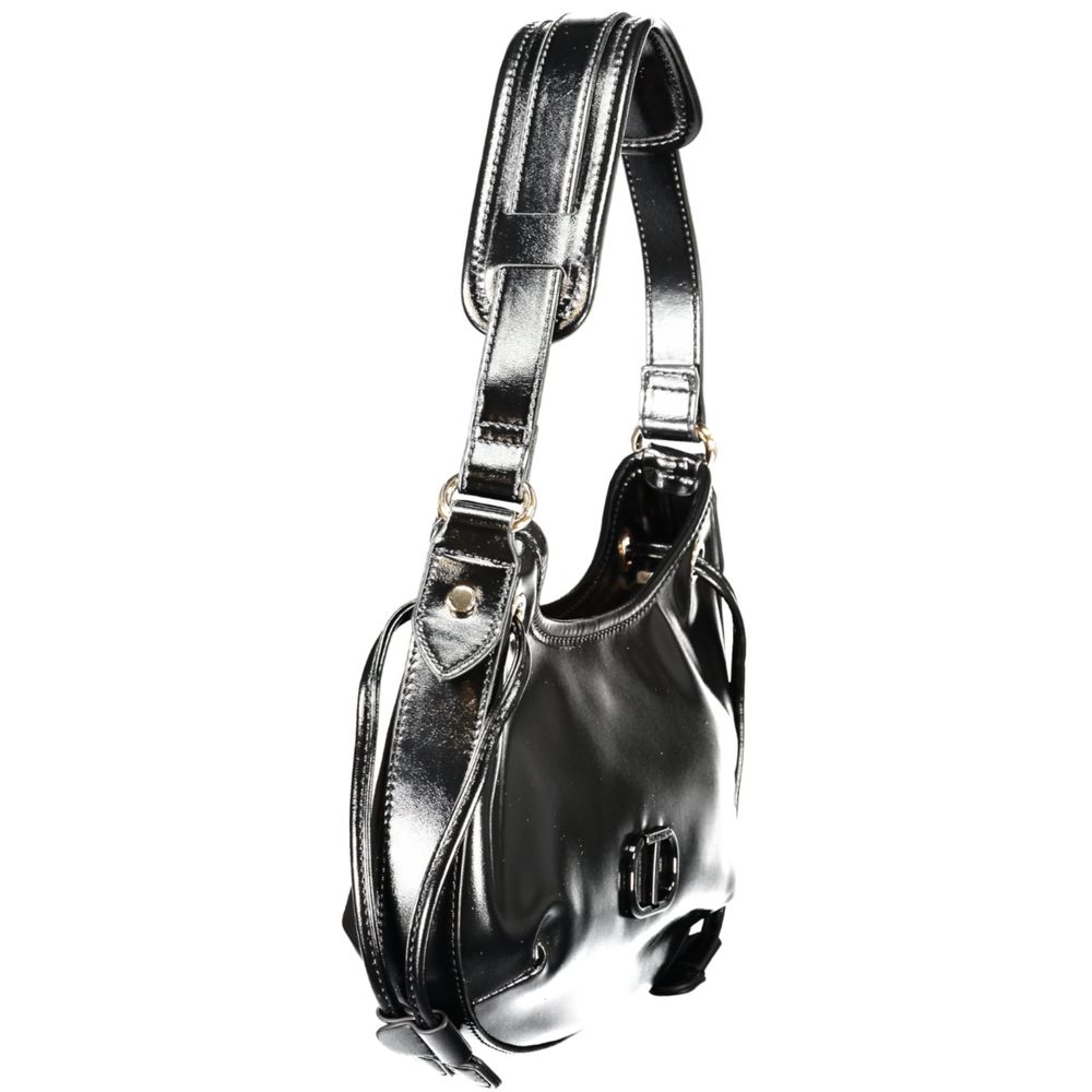 Twinset Black Polyurethane Women Hobo Bag - ClickThatClicks 