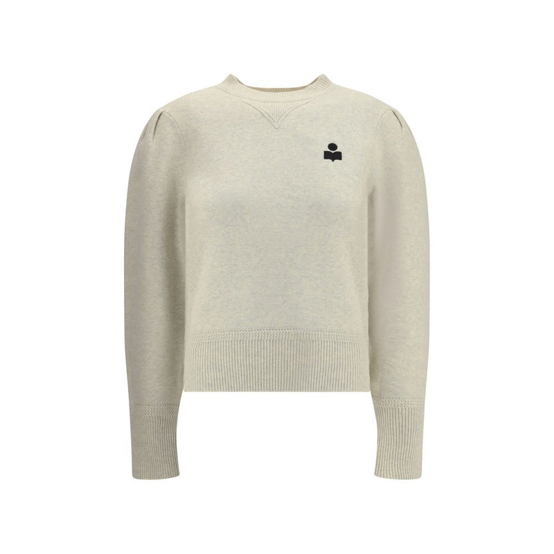Marant Etoile Cream Cotton Sweatshirt
