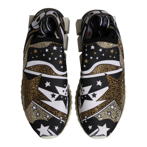 Dolce & Gabbana Multicolor Sorrento Low Top Sneakers Shoes - ClickThatClicks 