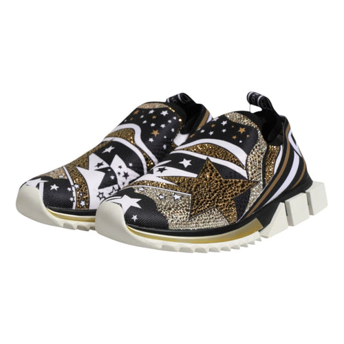 Dolce & Gabbana Multicolor Sorrento Low Top Sneakers Shoes - ClickThatClicks 