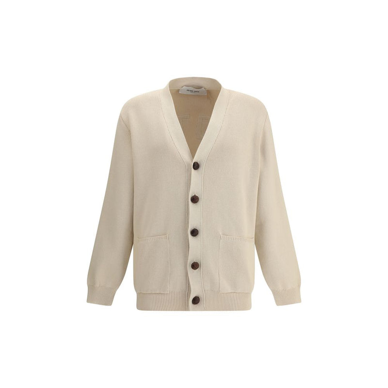 Golden Goose Cream Cotton Cardigan