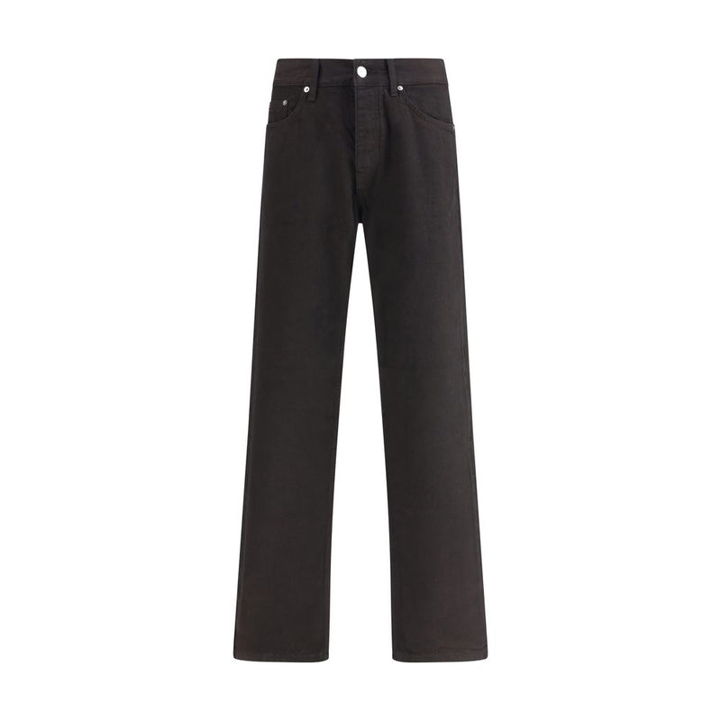 Sunflower Black Cotton Relaxed Fit Jeans