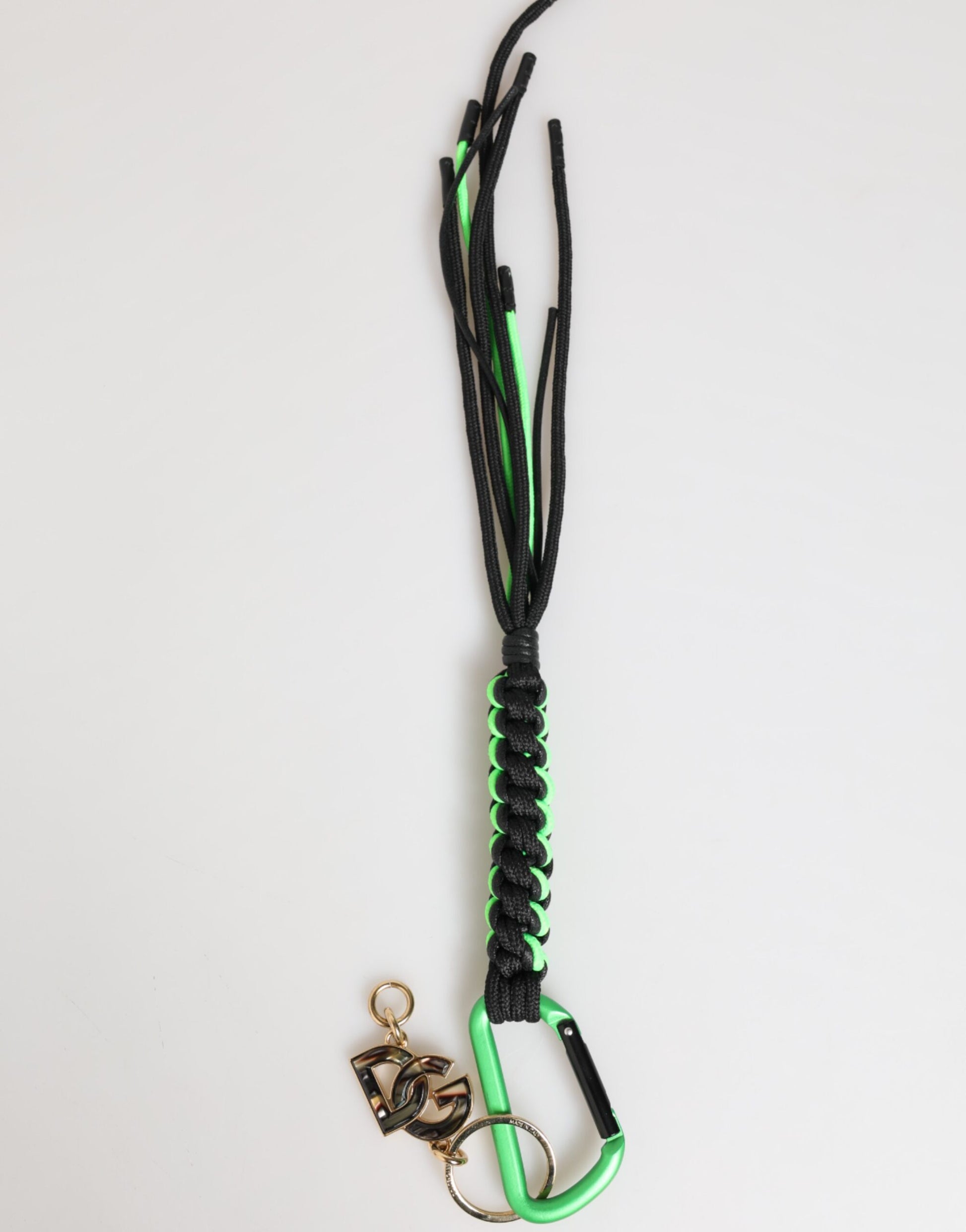 Dolce & Gabbana Multicolor Polyester Tape String DG Logo Keychain Keyring - ClickThatClicks 