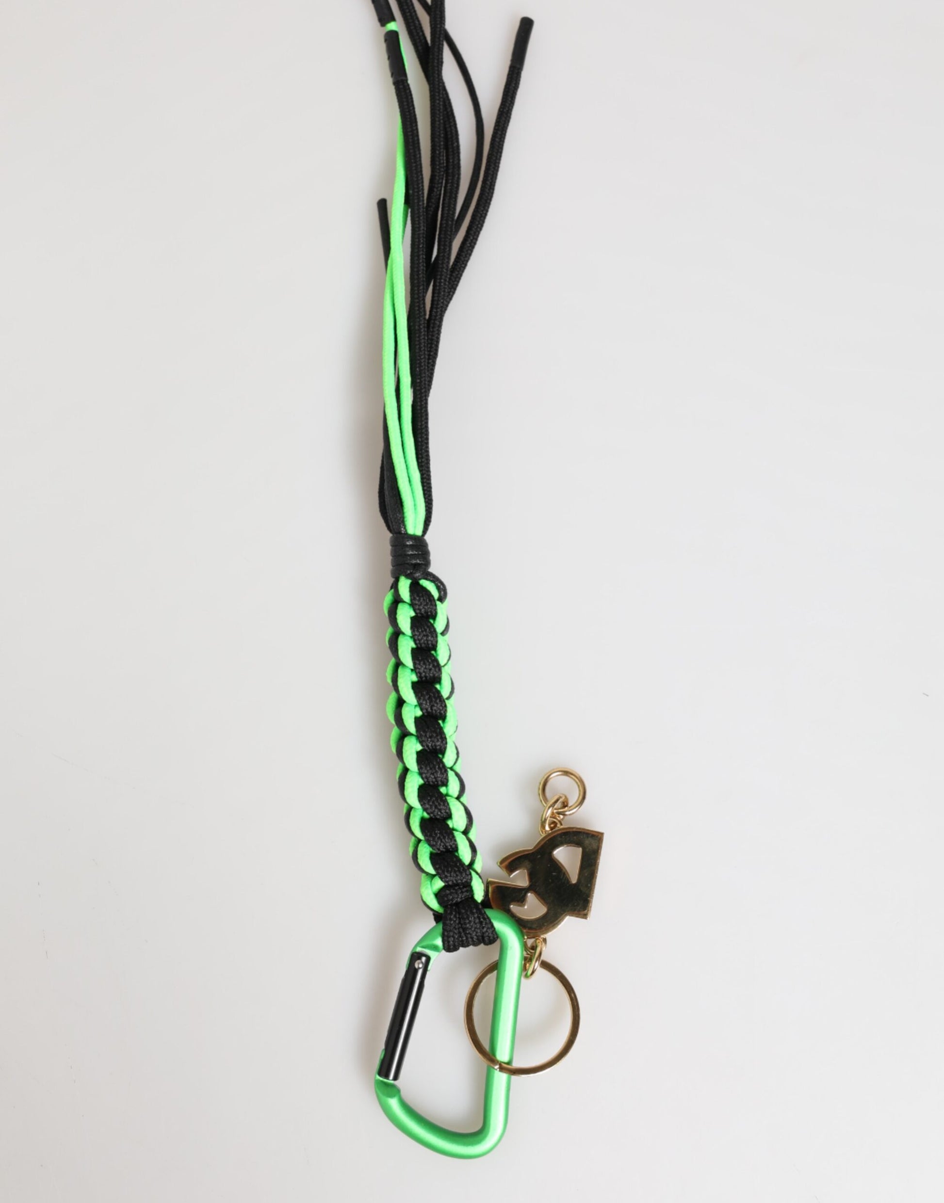 Dolce & Gabbana Multicolor Polyester Tape String DG Logo Keychain Keyring - ClickThatClicks 