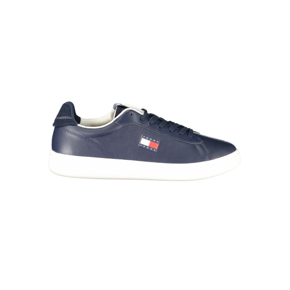 Tommy Hilfiger Blue Polyurethane Men Sneaker - ClickThatClicks 
