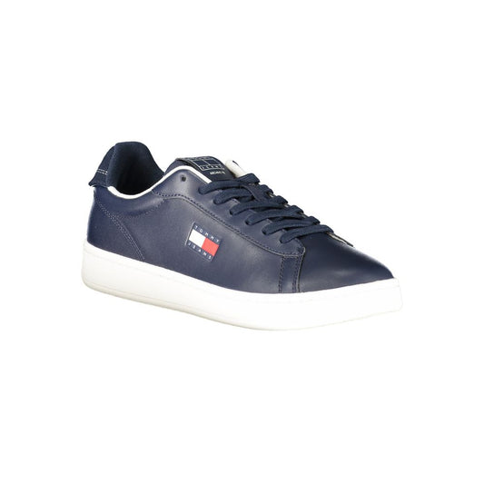 Tommy Hilfiger Blue Polyurethane Men Sneaker - ClickThatClicks 