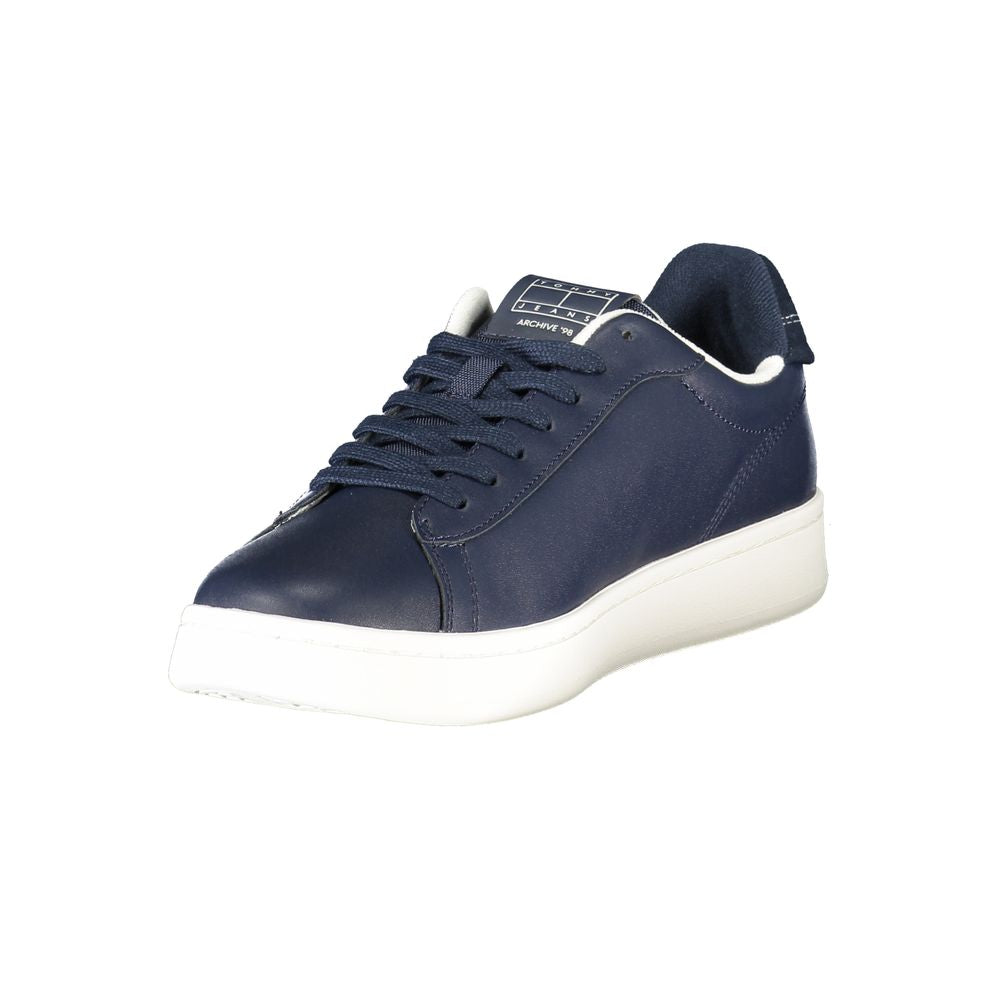 Tommy Hilfiger Blue Polyurethane Men Sneaker - ClickThatClicks 