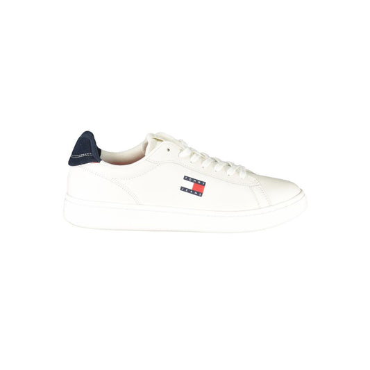 Tommy Hilfiger Bianco Poliuretano Men Sneaker - ClickThatClicks 