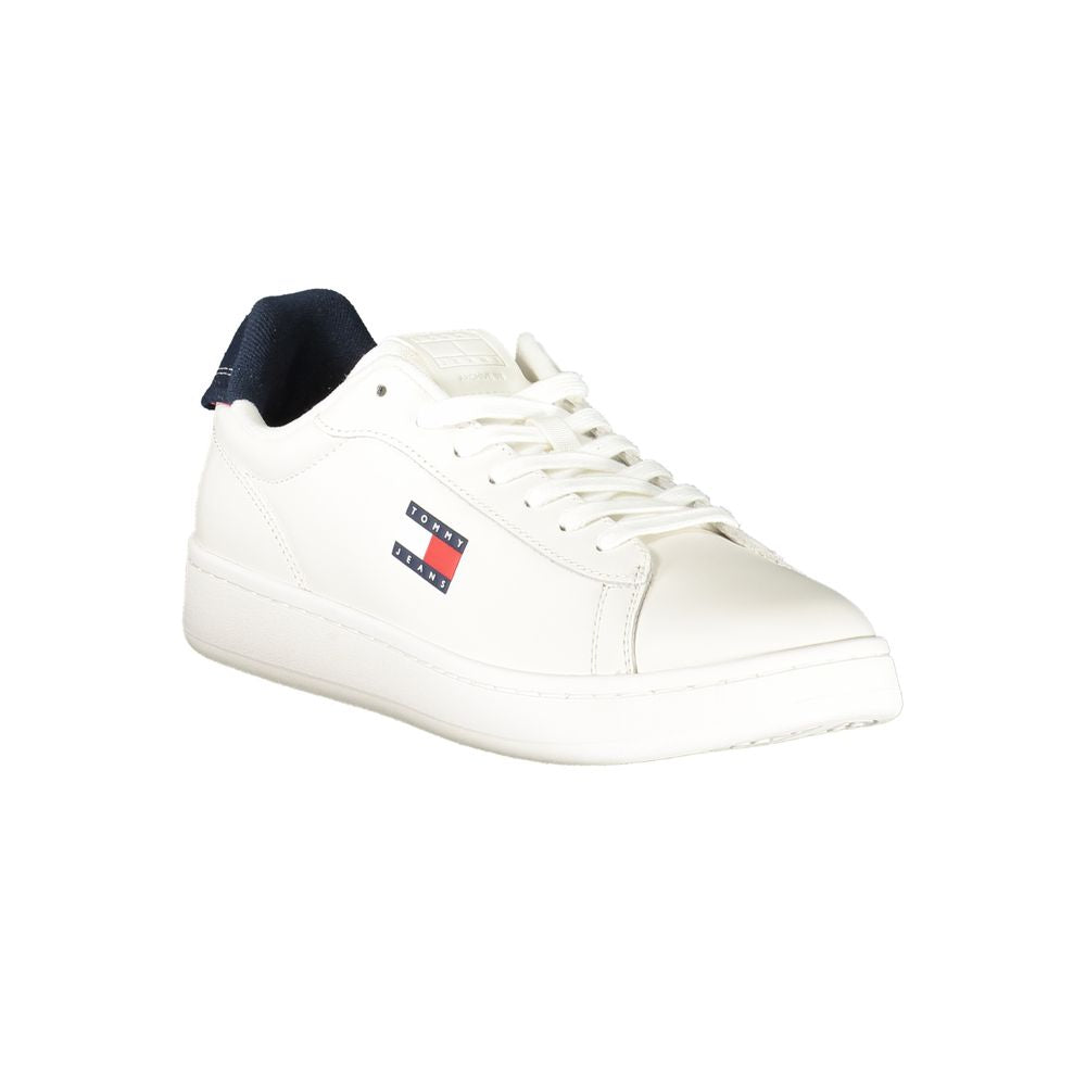 Tommy Hilfiger Bianco Poliuretano Men Sneaker - ClickThatClicks 