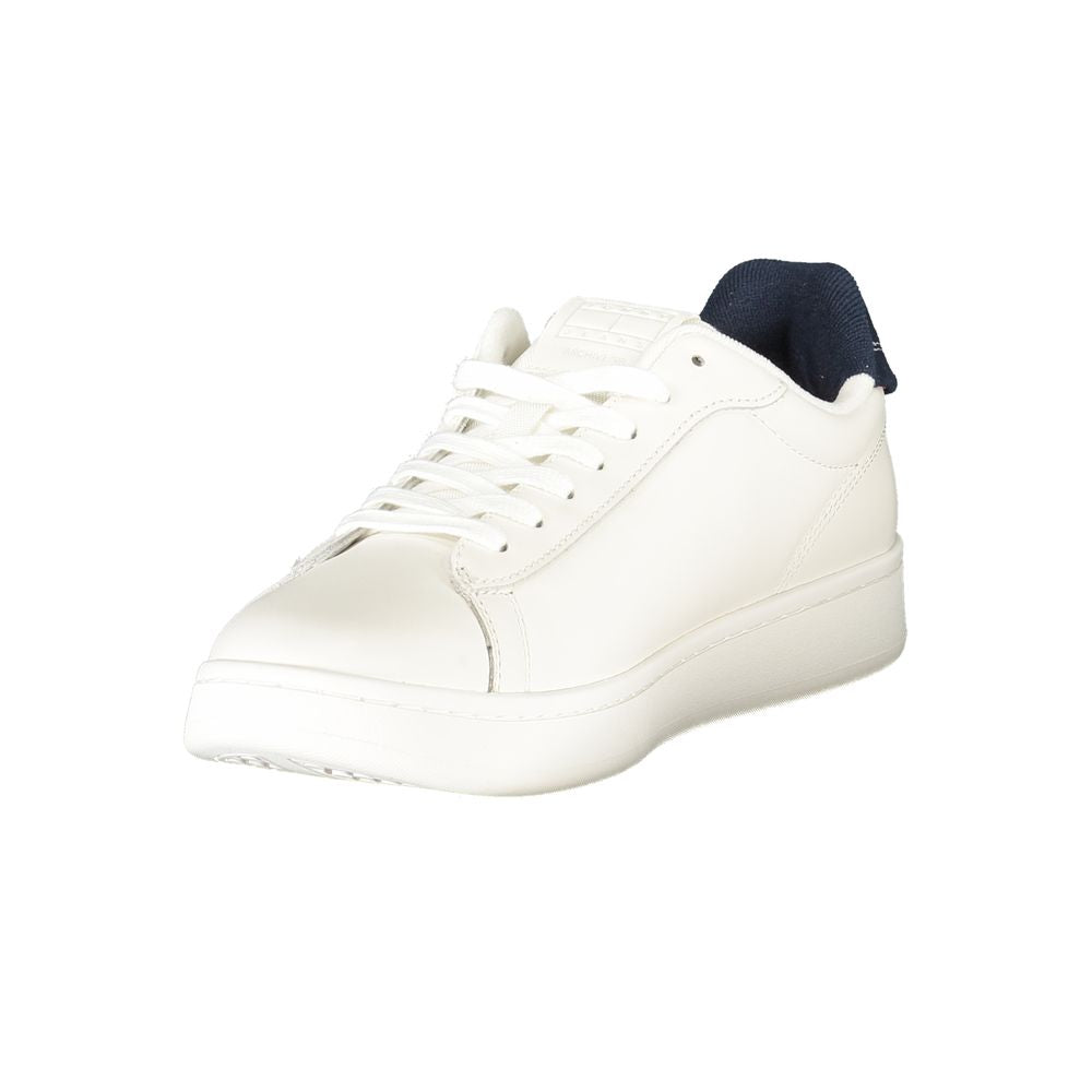 Tommy Hilfiger Bianco Poliuretano Men Sneaker - ClickThatClicks 