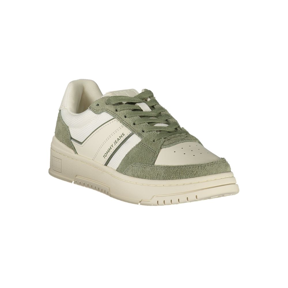 Tommy Hilfiger White Polyester Men Sneaker - ClickThatClicks 
