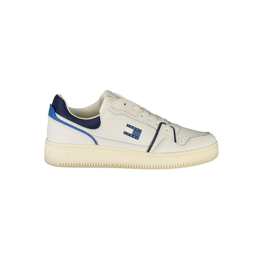 Tommy Hilfiger Bianco Polyurethane Men Sneaker - ClickThatClicks 