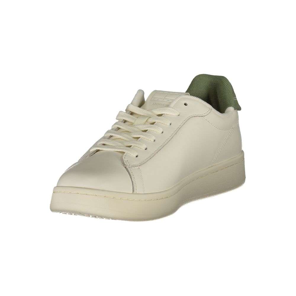 Tommy Hilfiger Bianco Polyurethane Men Sneaker - ClickThatClicks 