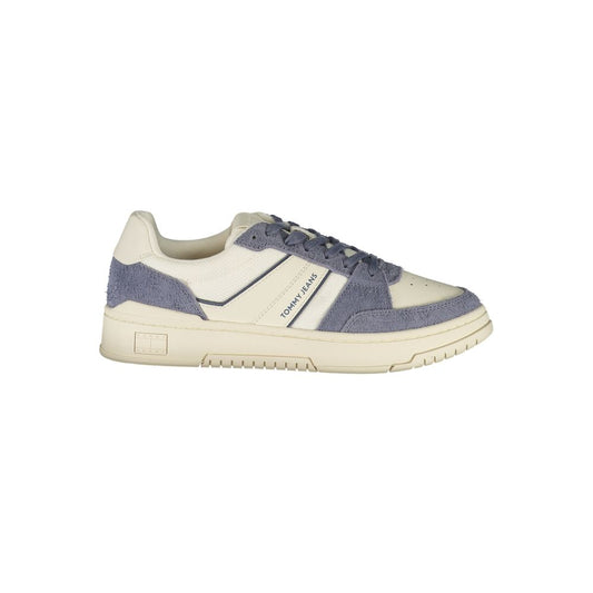 Tommy Hilfiger White Leather Men Sneaker - ClickThatClicks 