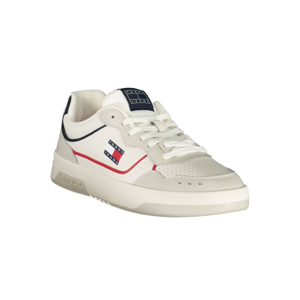 Tommy Hilfiger Bianco Poliuretano Uomo Sneaker - ClickThatClicks 