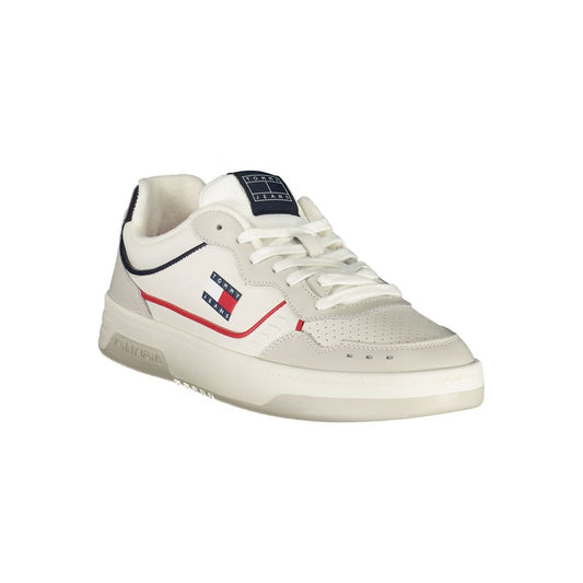 Tommy Hilfiger Bianco Poliuretano Uomo Sneaker - ClickThatClicks 