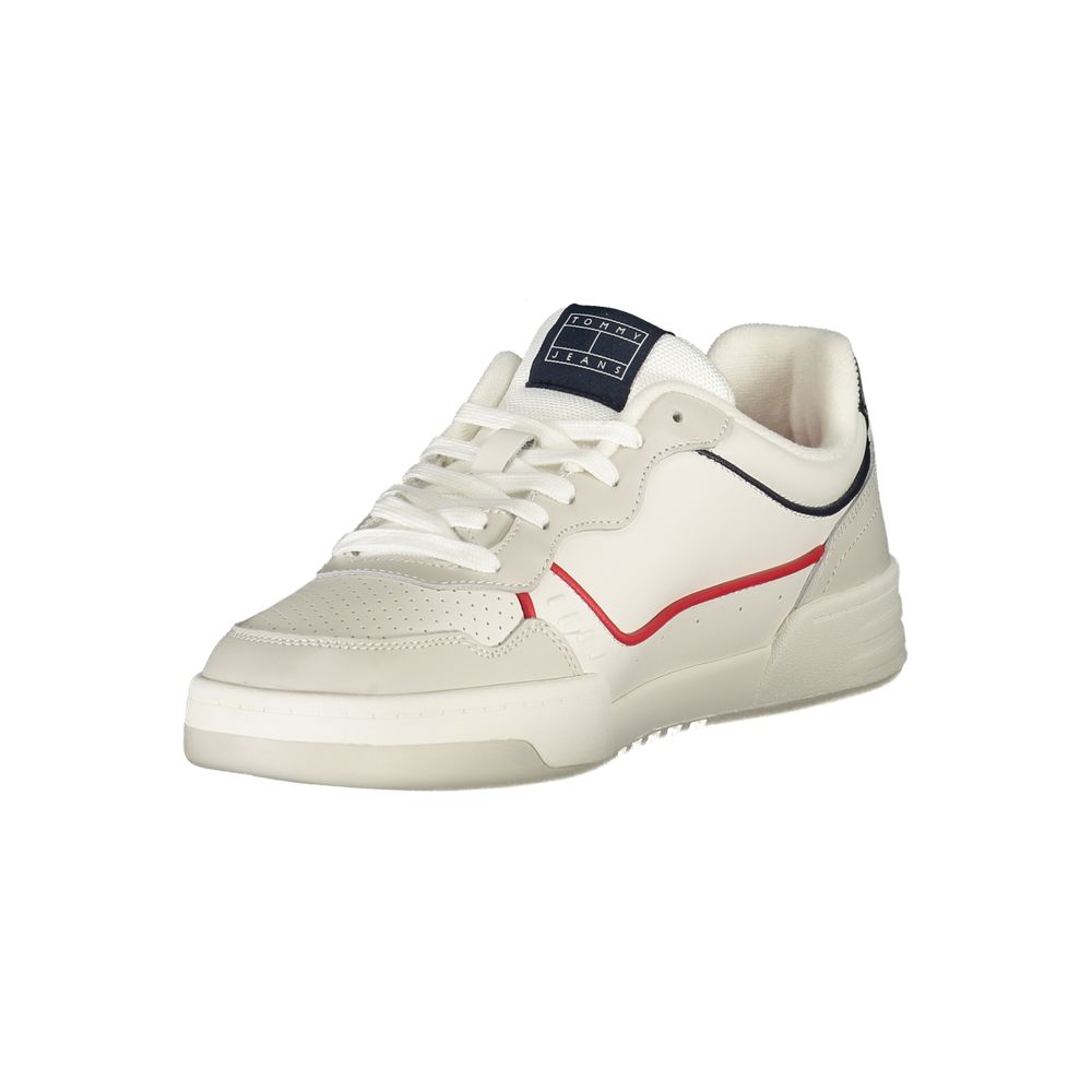 Tommy Hilfiger Bianco Poliuretano Uomo Sneaker - ClickThatClicks 