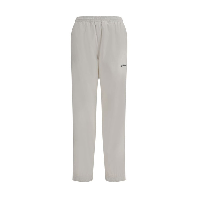 Balenciaga White Polyester Joggers (Workout Pants)