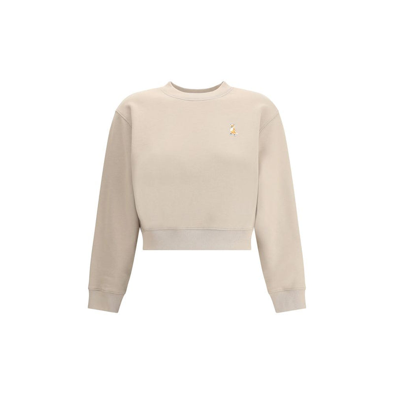 Maison Kitsuné Beige Cotton Sweatshirt